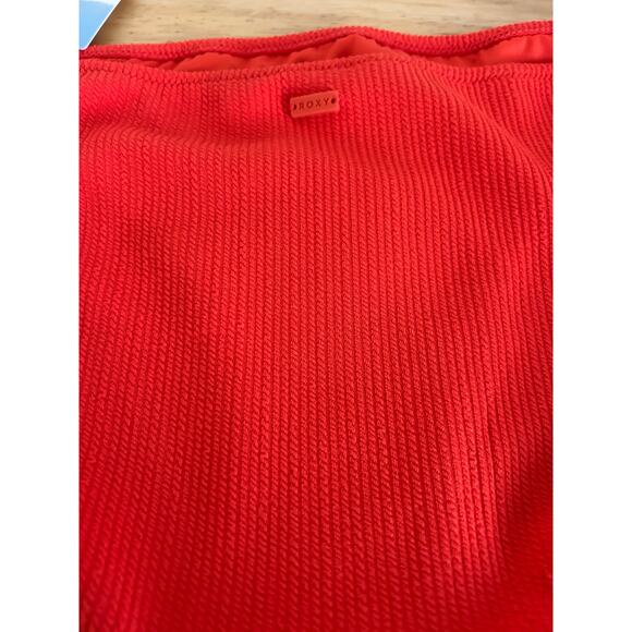 Roxy Aruba Hipster Full Bikini Bottoms - Red - NWT Size Large - Picture 4 of 4